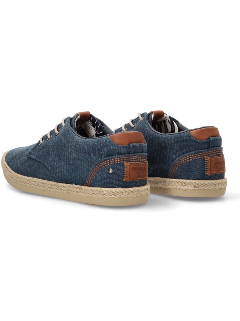 Bluchers Diario Hombre Suela Plana - Mustang Azul marino - Kiabi