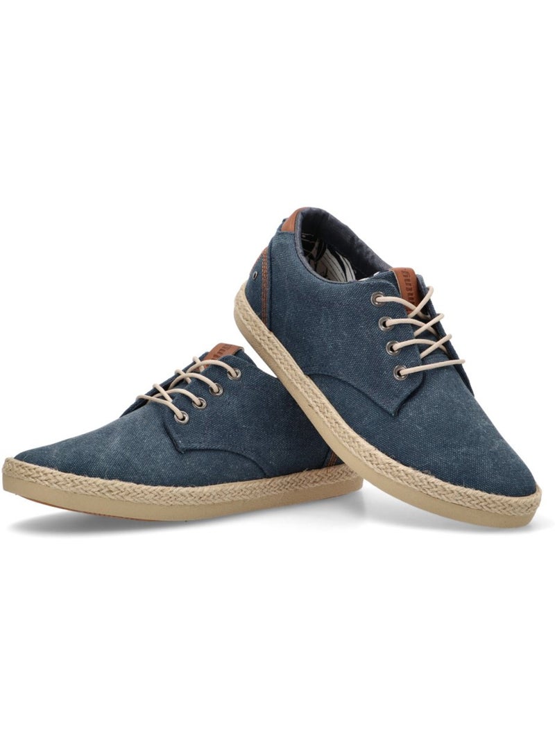 Bluchers Diario Hombre Suela Plana - Mustang Azul marino - Kiabi