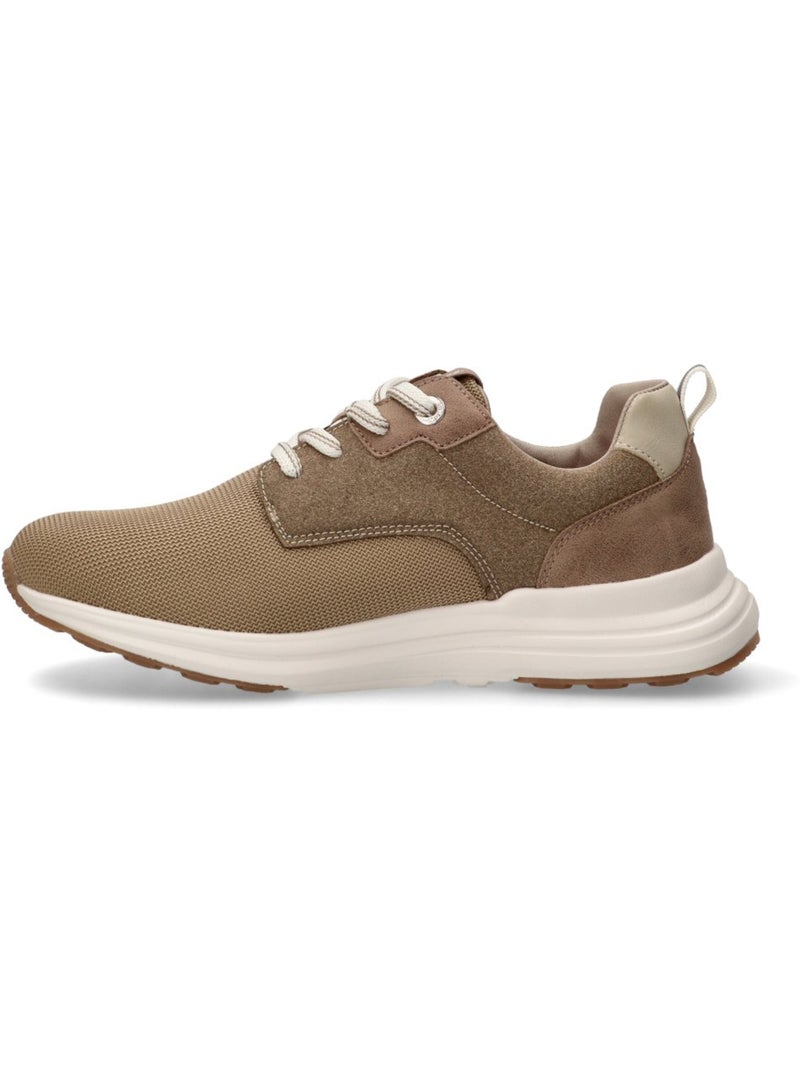 Bluchers Diario Hombre Suela Plana - Mustang Taupe - Kiabi