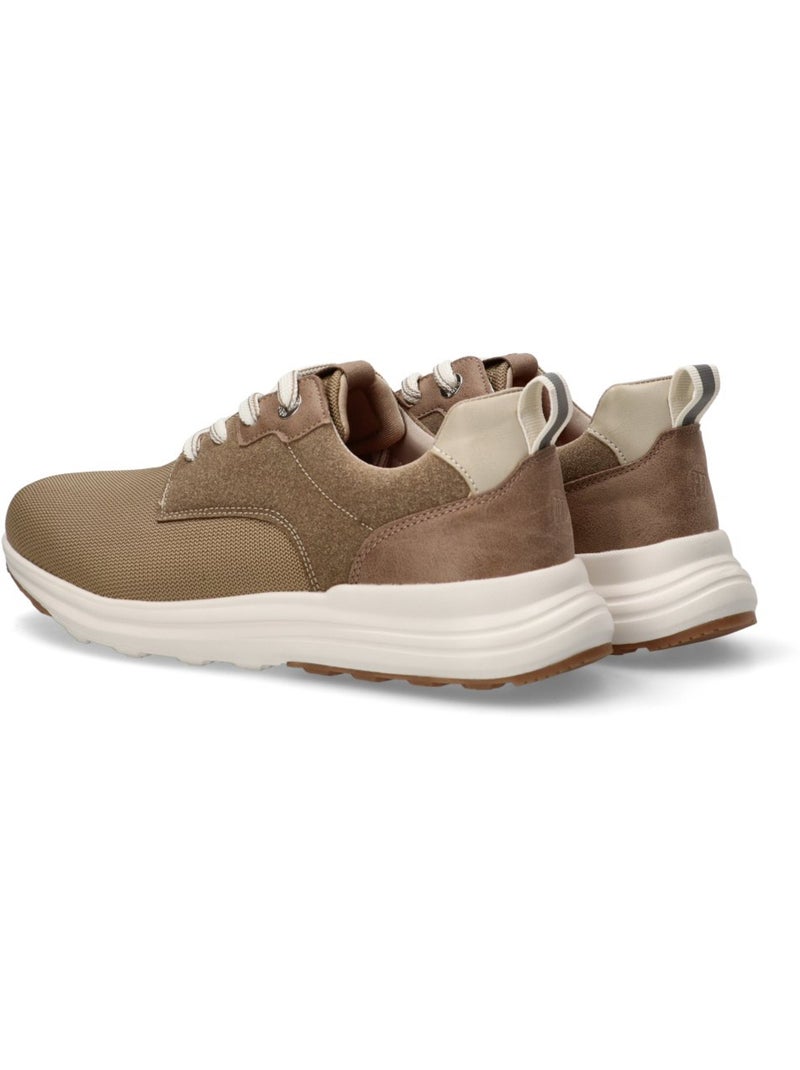 Bluchers Diario Hombre Suela Plana - Mustang Taupe - Kiabi