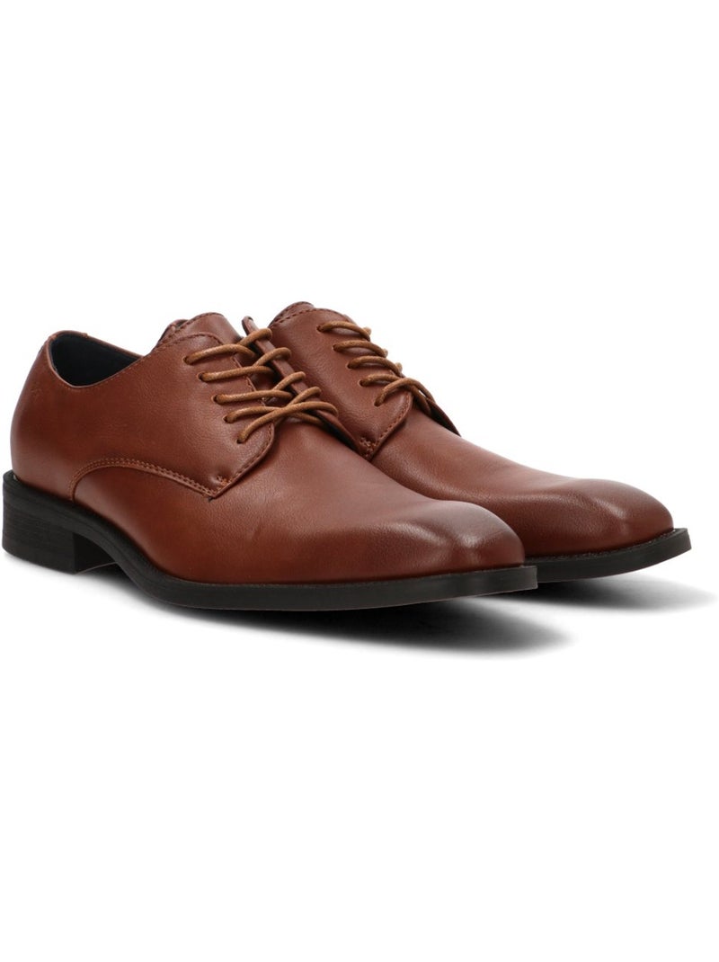 Bluchers vestir hombre suela plana - luna collection Marrón claro - Kiabi