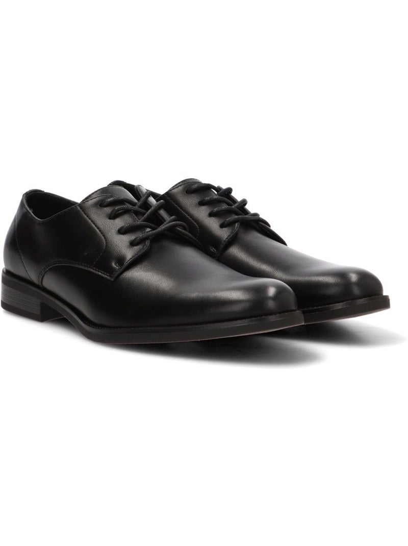 Bluchers vestir hombre suela plana - luna collection Negro - Kiabi