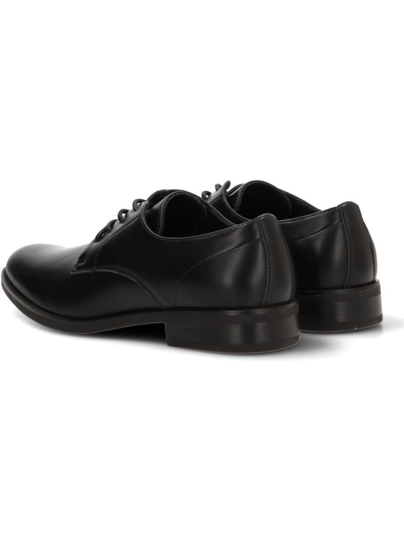 Bluchers vestir hombre suela plana - luna collection Negro - Kiabi