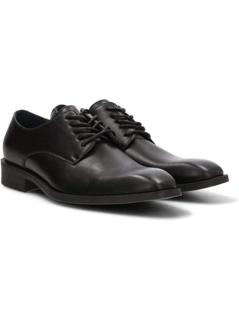 Bluchers vestir hombre suela plana - luna collection Negro - Kiabi