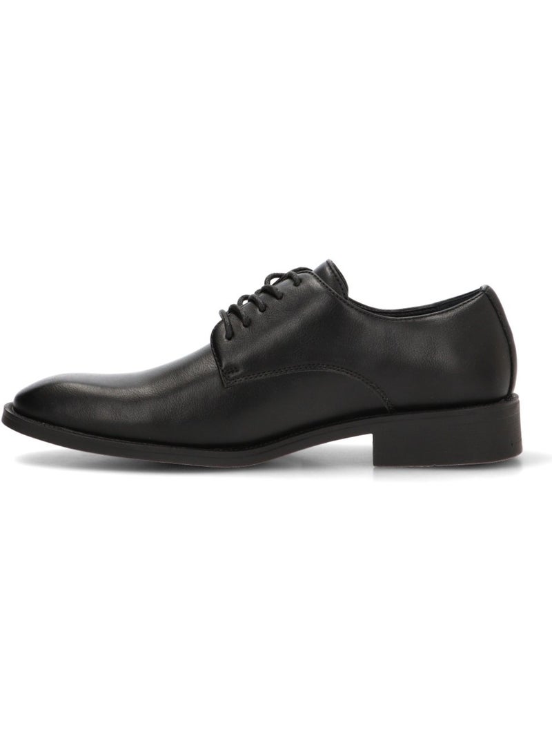 Bluchers vestir hombre suela plana - luna collection Negro - Kiabi