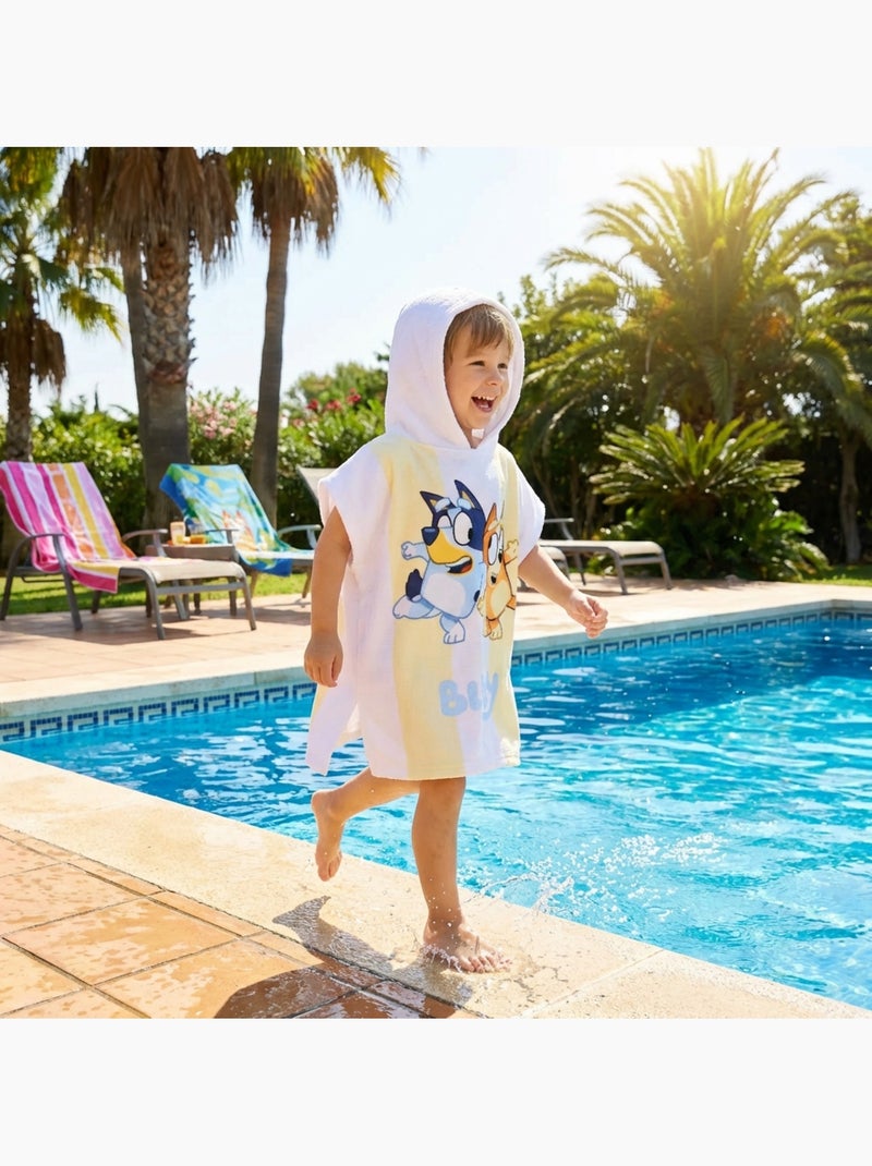 Bluey - Poncho de baño niño Azul - Kiabi