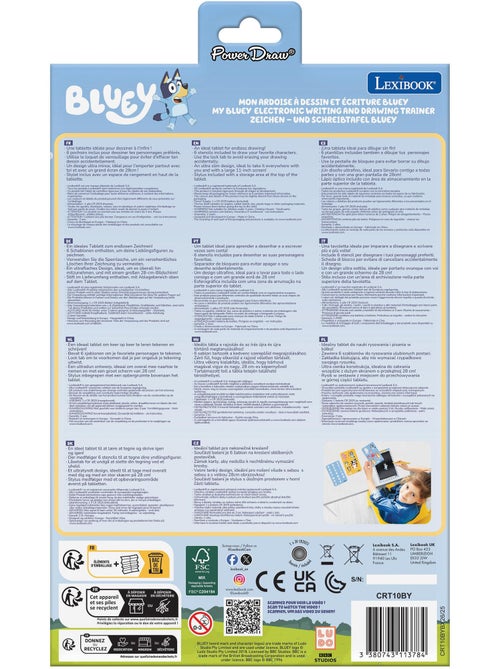 Bluey 11'' tableta de tinta electr?nica multicolor para aprender a dibuTarro con plantillas - Kiabi Bluey 11'' tableta de tinta electr?nica multicolor para aprender a dibuTarro con plantillas - Kiabi