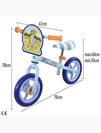 Bluey bicicleta sin pedales regulable en altura máx. 20 kg