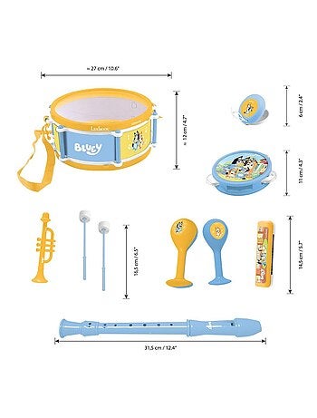 Bluey conjunto Musical 7pcs