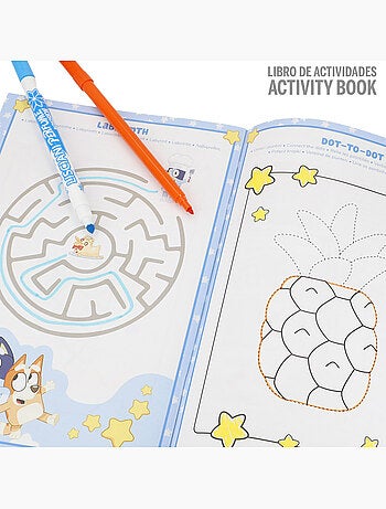 Bluey mesa de dibujo con luz y accesorios + 3 años