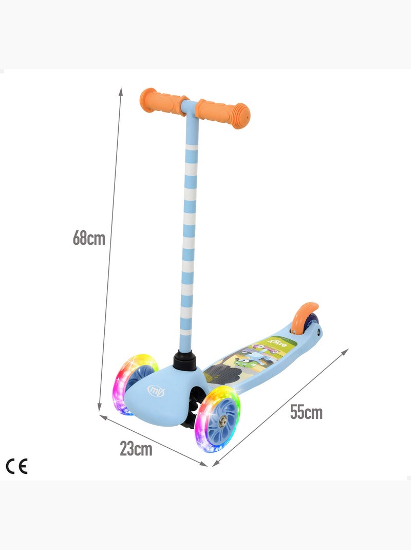 Bluey patinete 3 ruedas 55x23x68 cm máx. 20 kg con luces y freno N/D - Kiabi