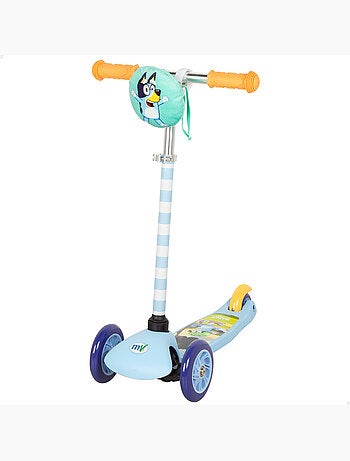 Bluey patinete infantil 3 ruedas con bolsa delantera