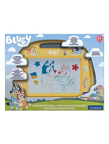 Bluey Tablero de dibujo magnético multicolor con accesorios Formato A5