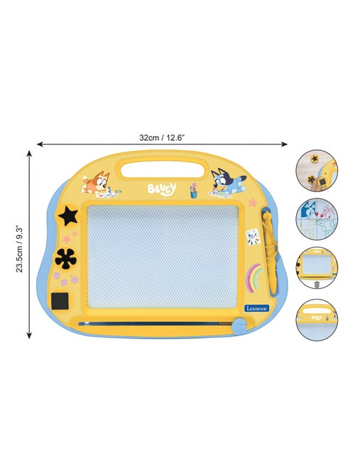 Bluey Tablero de dibujo magnético multicolor con accesorios Formato A5 - Kiabi
