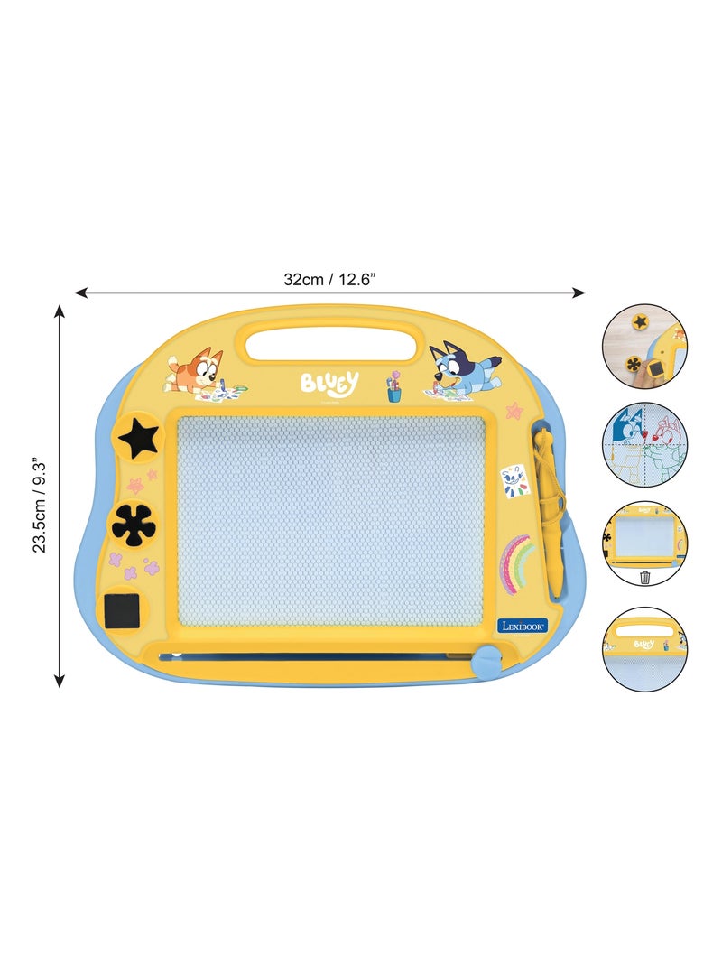Bluey Tablero de dibujo magnético multicolor con accesorios Formato A5 N/D - Kiabi