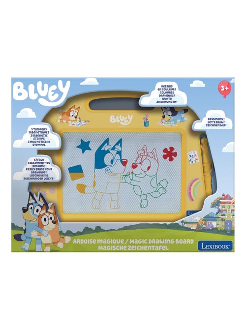 Bluey Tablero de dibujo magnético multicolor con accesorios Formato A5 - Kiabi