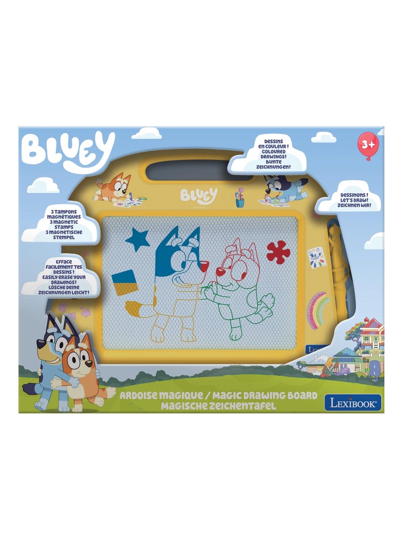 Bluey Tablero de dibujo magnético multicolor con accesorios Formato A5 N/D - Kiabi