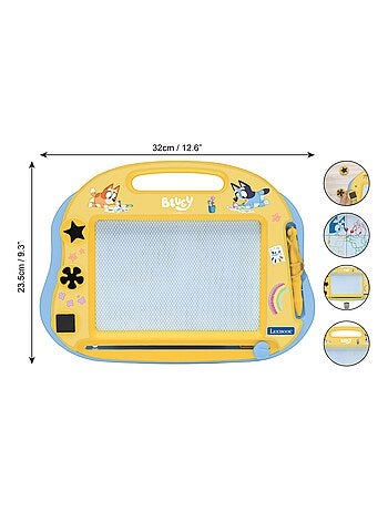 Bluey Tablero de dibujo magn?tico multicolor con accesorios Formato A5
