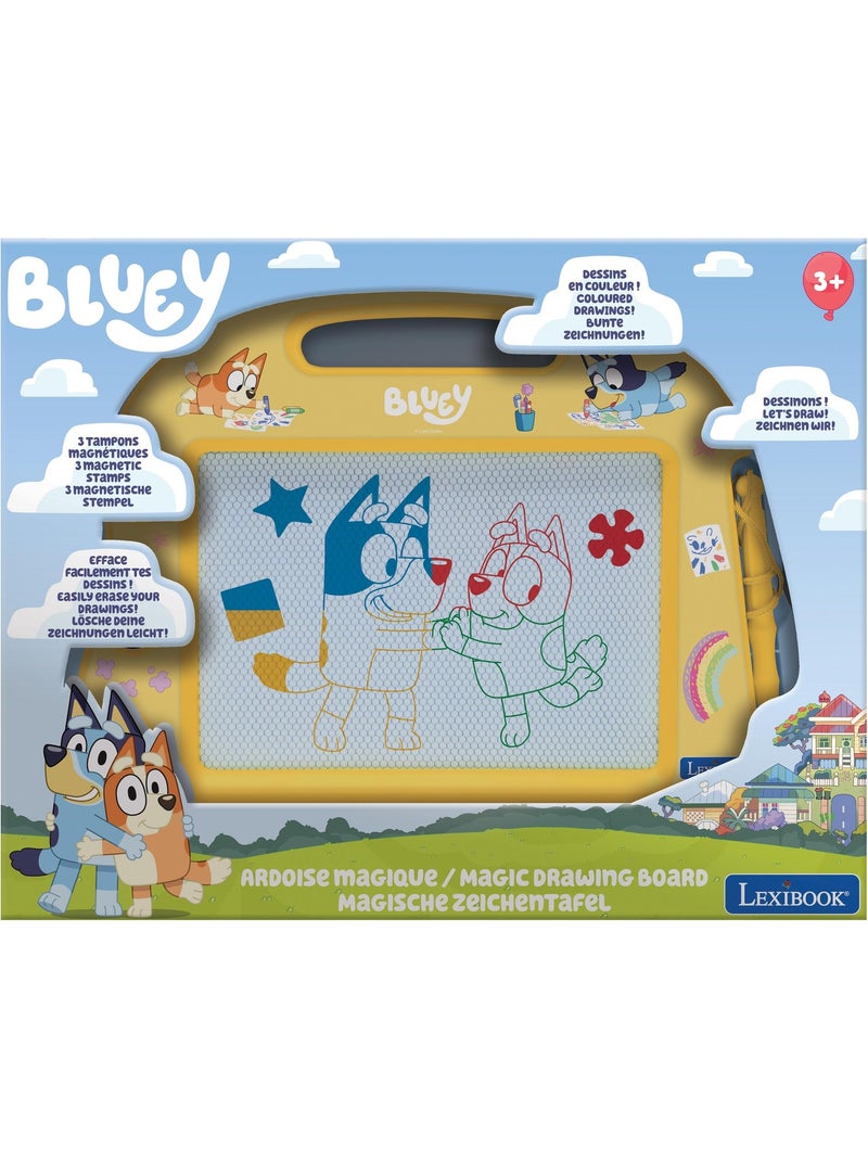 Bluey Tablero de dibujo magn?tico multicolor con accesorios Formato A5 N/D - Kiabi