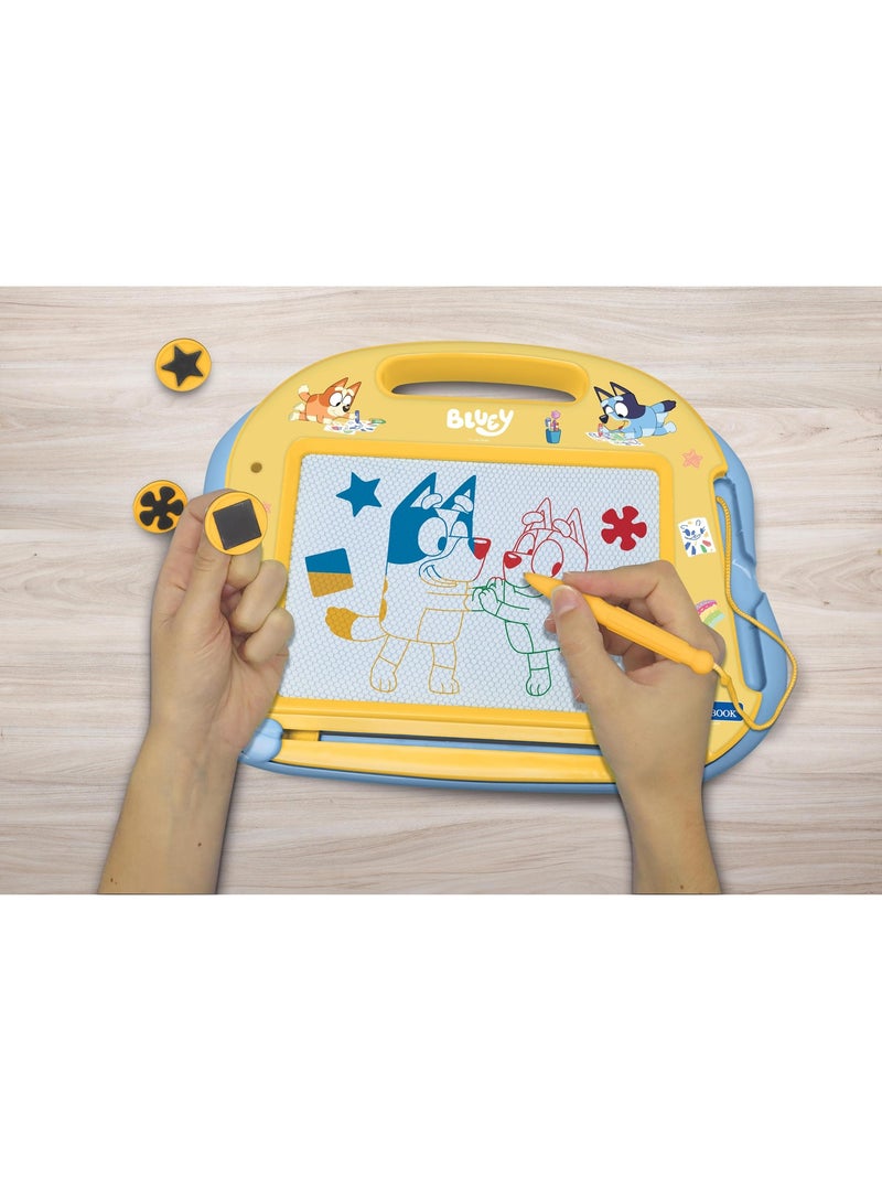 Bluey Tablero de dibujo magn?tico multicolor con accesorios Formato A5 N/D - Kiabi