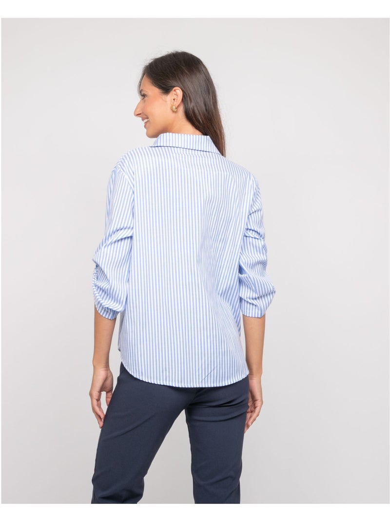 Blusa a rayas OVANE Azul - Kiabi