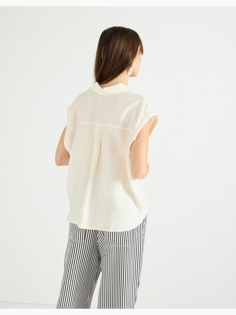 Blusa anudada de mujer, MO Fashion Crudo - Kiabi