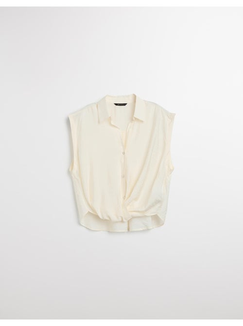 Blusa anudada de mujer, MO Fashion - Kiabi Blusa anudada de mujer, MO Fashion - Kiabi