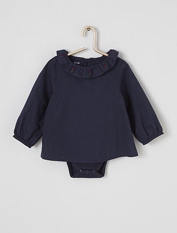 Camisas y blusas Bebé niña | azul | Kiabi Camisas y blusas Bebé | gris | Kiabi