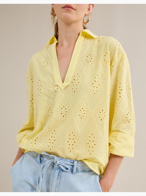 Blusa bordada, MO Fashion - Kiabi Blusa bordada, MO Fashion - Kiabi