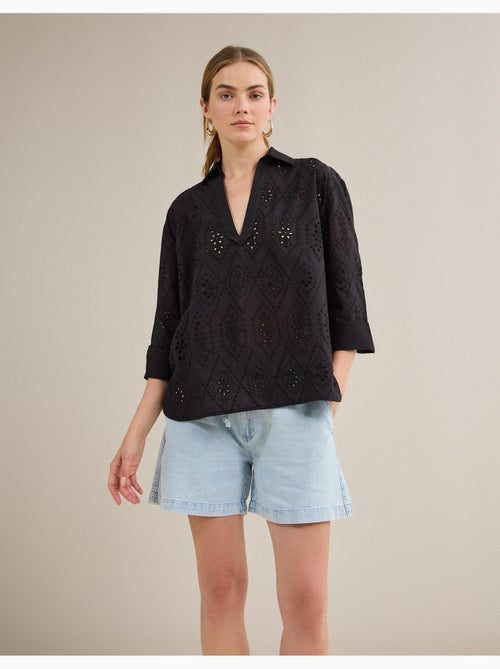 Blusa bordada, MO Fashion - Kiabi Blusa bordada, MO Fashion - Kiabi