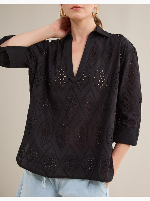 Blusa bordada, MO Fashion - Kiabi Blusa bordada, MO Fashion - Kiabi