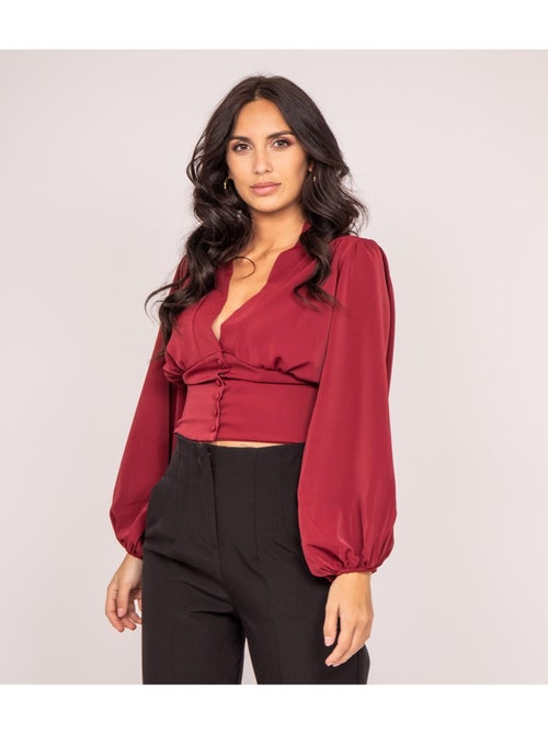 Blusa boutonnee FOLIVIA - Kiabi Blusa boutonnee FOLIVIA - Kiabi