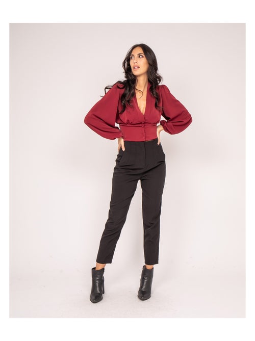 Blusa boutonnee FOLIVIA - Kiabi Blusa boutonnee FOLIVIA - Kiabi