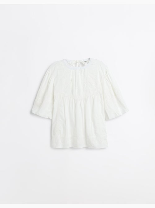Blusa con bordado, mo fashion - Kiabi
