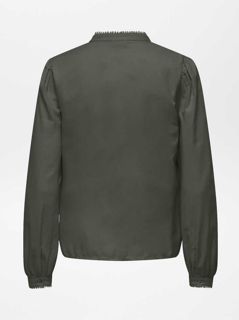 Blusa con bordados 'JDY' VERDE - Kiabi