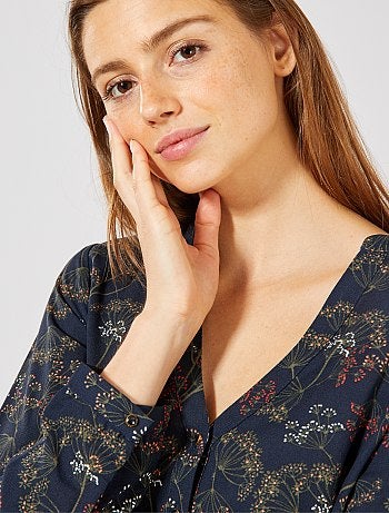 Blusa con corte babydoll - Kiabi