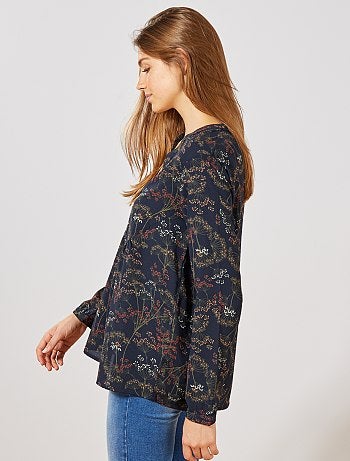 Blusa con corte babydoll - Kiabi