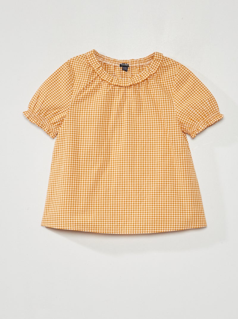 Blusa con estampado BLANCO - Kiabi