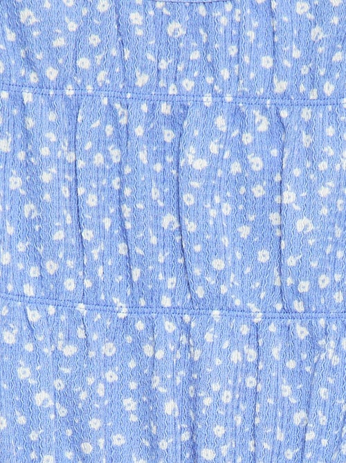 Blusa con estampado en punto crepé - Kiabi