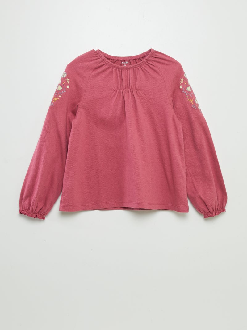 Blusa con estampado ROSA - Kiabi