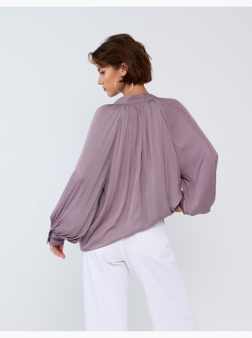 Blusa con fundas tipo globo, mo fashion - Kiabi Blusa con fundas tipo globo, mo fashion - Kiabi