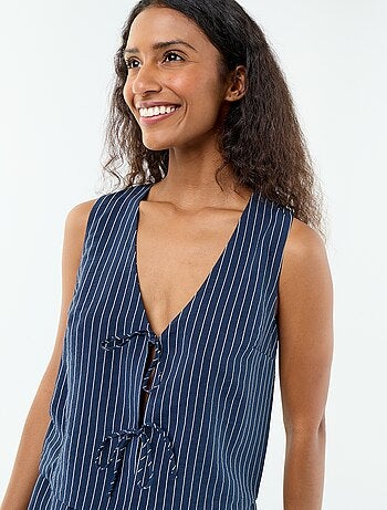Blusa con lazos