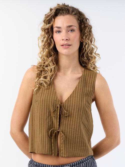 Blusa con lazos - Kiabi Blusa con lazos - Kiabi