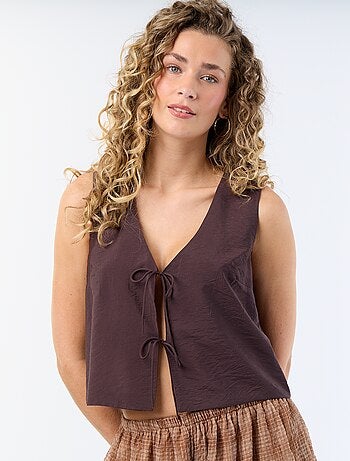 Blusa con lazos