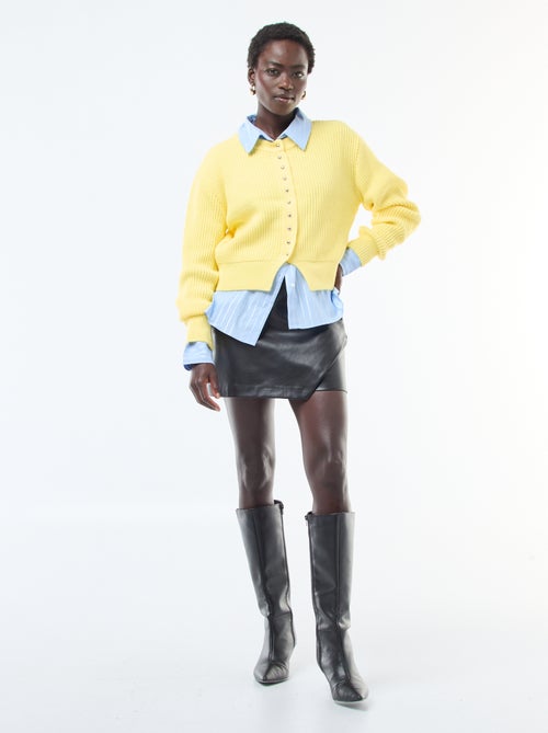 Blusa con líneas plateadas 'JDY' - Kiabi