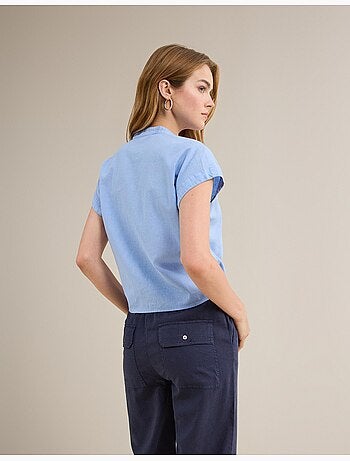 Blusa con lino, MO Fashion