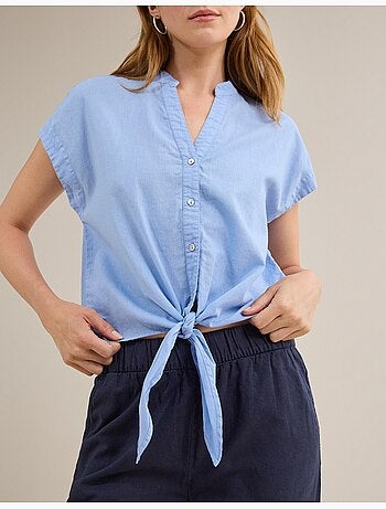 Blusa con lino, MO Fashion