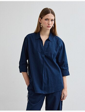 Blusa con lino, MO Fashion