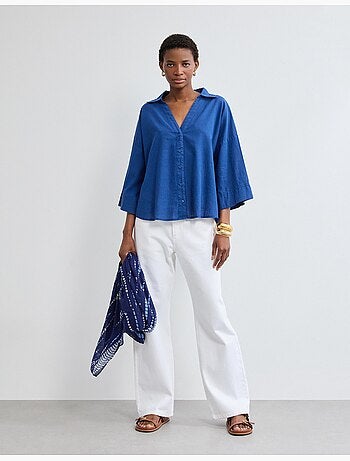Blusa con lino, MO Fashion