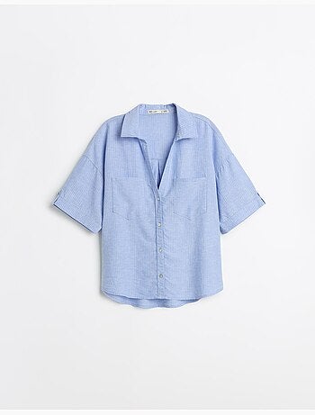 Blusa con lino, MO Fashion